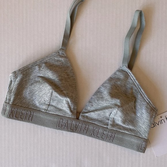 Calvin Klein Other - NWT Clavin Klein Monochrome Logo Triangle Bralette